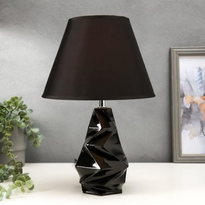 Лампа настольная 16028/1BK E14 40Вт черный мрамор 24,5х24,5х37 см Лампа настольная 16028/1BK E14 40Вт черный мрамор 24,5х24,5х37 см