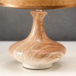 Лампа настольная 16031/1 E14 40Вт светлое дерево 22х22х34 см