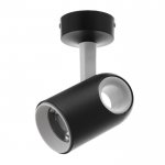 Спот 87401/1 LED 30Вт 4000К  черный-белый 15х8х18 см