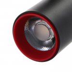 Спот 87403/1 LED 30Вт 4000К черный-красный 15х8х18 см