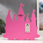 Ночник "Замок принцессы" 19хLED батарейки 2ААА бело-розовый 29,5х3,5х29,5 см