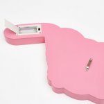 Ночник "Котик" 18хLED батарейки 2ААА розово-черный 23х3,5х30,5 см