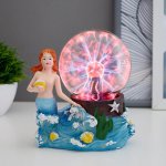 Плазменный шар "Русалка" МИКС 14х10х15 см