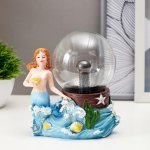 Плазменный шар "Русалка" МИКС 14х10х15 см