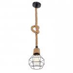 Светильник 87311/1 E27 40Вт черный 15х15х20-120 см