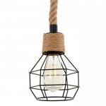 Светильник 87311/1 E27 40Вт черный 15х15х20-120 см