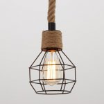 Светильник 87311/1 E27 40Вт черный 15х15х20-120 см