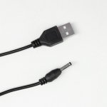 Лампа настольная 16039/1 LED 1,5Вт от батареек 3АА USB черный 21х9,5х34см