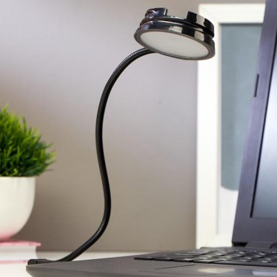 Светильник 16040/1 LED 0,5Вт USB черный 6х6х2 см Светильник 16040/1 LED 0,5Вт USB черный 6х6х2 см