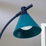 Лампа настольная 1667/1GR LED 3Вт 3000-6000К USB АКБ диммер темно-зеленый 12,5х14х37,5 см