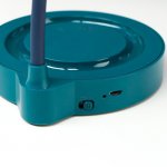 Лампа настольная 1667/1GR LED 3Вт 3000-6000К USB АКБ диммер темно-зеленый 12,5х14х37,5 см