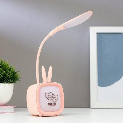 Лампа настольная с RGB подсветкой 1668/1 8хLED 1,5Вт USB АКБ МИКС 6х8х33 см Лампа настольная с RGB подсветкой 1668/1 8хLED 1,5Вт USB АКБ МИКС 6х8х33 см