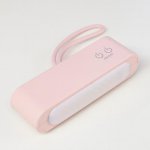 Лампа настольная 1670/1 LED 5Вт 2 режима 3000К 6000К USB АКБ розовый 13х10,4х34 см