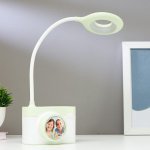 Лампа настольная 1673/1 LED 2Вт 2 режима 3000-6000К USB АКБ МИКС 11,5х9х42 см