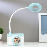 Лампа настольная 1673/1 LED 2Вт 2 режима 3000-6000К USB АКБ МИКС 11,5х9х42 см