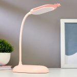 Лампа настольная 1676/1 24хLED 4Вт  3 режима USB АКБ МИКС 15,5х9,3х38,5 см