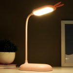 Лампа настольная 1677/1 24хLED 4Вт  3 режима USB АКБ МИКС 15,5х9,3х38,5 см