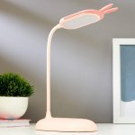 Лампа настольная 1677/1 24хLED 4Вт  3 режима USB АКБ МИКС 15,5х9,3х38,5 см