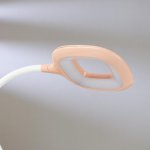 Лампа настольная 1682/1PP 20хLED 3Вт 3 режима USB АКБ  бело-бежевый 10,5х10,5х49,5 см