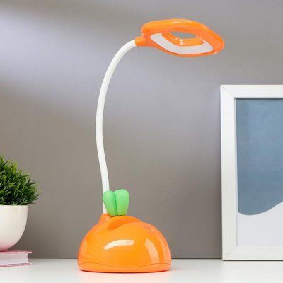 Лампа настольная 16086/1 LED 4Вт USB АКБ оранжевый 11х11х41 см Лампа настольная 16086/1 LED 4Вт USB АКБ оранжевый 11х11х41 см