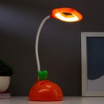 Лампа настольная 16086/1 LED 4Вт USB АКБ оранжевый 11х11х41 см