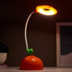 Лампа настольная 16086/1 LED 4Вт USB АКБ оранжевый 11х11х41 см