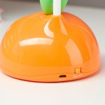 Лампа настольная 16086/1 LED 4Вт USB АКБ оранжевый 11х11х41 см