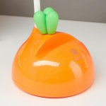Лампа настольная 16086/1 LED 4Вт USB АКБ оранжевый 11х11х41 см