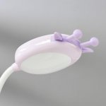 Лампа настольная 16087/1 LED 3Вт USB АКБ бело-сиреневый 8,5х8,5х46,5 см