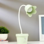 Лампа настольная 1672/1 LED 3Вт 2 режима USB АКБ МИКС 9,5х9,5х43 см