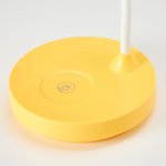 Лампа настольная сенсорная 16088/1 LED 3Вт 2 режима USB AKB желтый 12х12х42 см