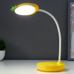 Лампа настольная сенсорная 16088/1 LED 3Вт 2 режима USB AKB желтый 12х12х42 см