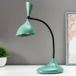 Лампа настольная сенсорная 16089/1GR LED 3Вт USB АКБ 3000-6000К зелено-черный 11х17,5х39 см   509160