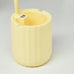 Лампа настольная сенсорная 16090/1YL 18хLED 4Вт USB АКБ 3000-6000К желтый 8х8х44 см