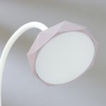 Лампа настольная сенсорная 16091/1 20хLED 4Вт 3 режима USB АКБ фиолетовый 10,5х10,5х47 см