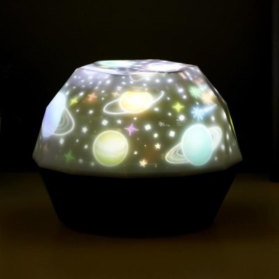 Ночник-проектор 16092/1 LED 2Вт черный 14х14х11 см Ночник-проектор 16092/1 LED 2Вт черный 14х14х11 см