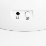 Ночник-проектор 16093/1 LED USB от батареек 4ААА бело-черный 14х14х11 см