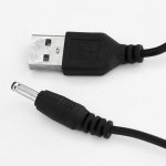 Ночник-проектор 16093/1 LED USB от батареек 4ААА бело-черный 14х14х11 см