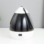 Ночник-проектор 16093/1 LED USB от батареек 4ААА бело-черный 14х14х11 см