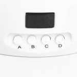 Ночник-проектор 16093/1 LED USB от батареек 4ААА бело-черный 14х14х11 см