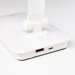 Лампа настольная сенсорная 16097/1SL LED 4Вт USB боло-серебристый 28,5х10,3х37,5 см