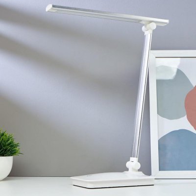 Лампа настольная сенсорная 16097/1SL LED 4Вт USB боло-серебристый 28,5х10,3х37,5 см