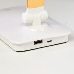 Лампа настольная сенсорная 16097/1GD LED 4Вт USB боло-золотой 28,5х10,3х37,5 см