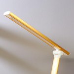 Лампа настольная сенсорная 16097/1GD LED 4Вт USB боло-золотой 28,5х10,3х37,5 см