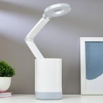 Лампа настольная сенсорная 16100/1 LED 4,5Вт USB АКБ 3 режима Микс 10х9х45,5 см