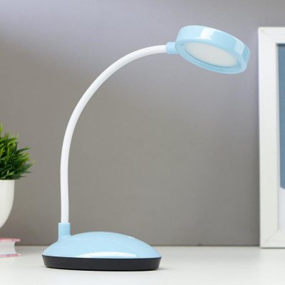 Лампа настольная 16105/1 LED 2Вт USB АКБ 3 режима синий 6,5х11х32,5 см
