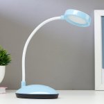Лампа настольная 16105/1 LED 2Вт USB АКБ 3 режима синий 6,5х11х32,5 см