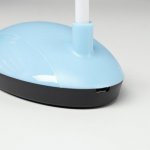 Лампа настольная 16105/1 LED 2Вт USB АКБ 3 режима синий 6,5х11х32,5 см