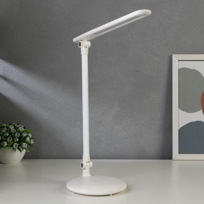 Лампа настольная сенсорная 16110/1WT LED 5Вт USB АКБ 3000/6000К белый 15х33,5х34 см