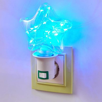 Ночник "Звезда" LED от сети 4х10,5х13,5 см